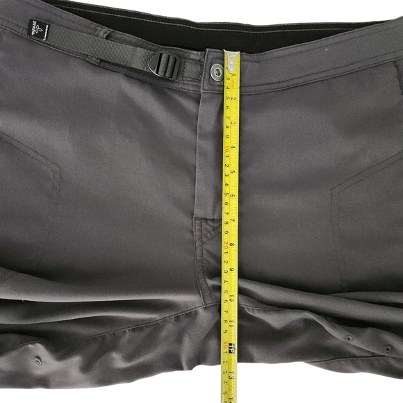 PRANA Breathe Technical Capri Hiking Shorts grey m - Picture 12 of 14